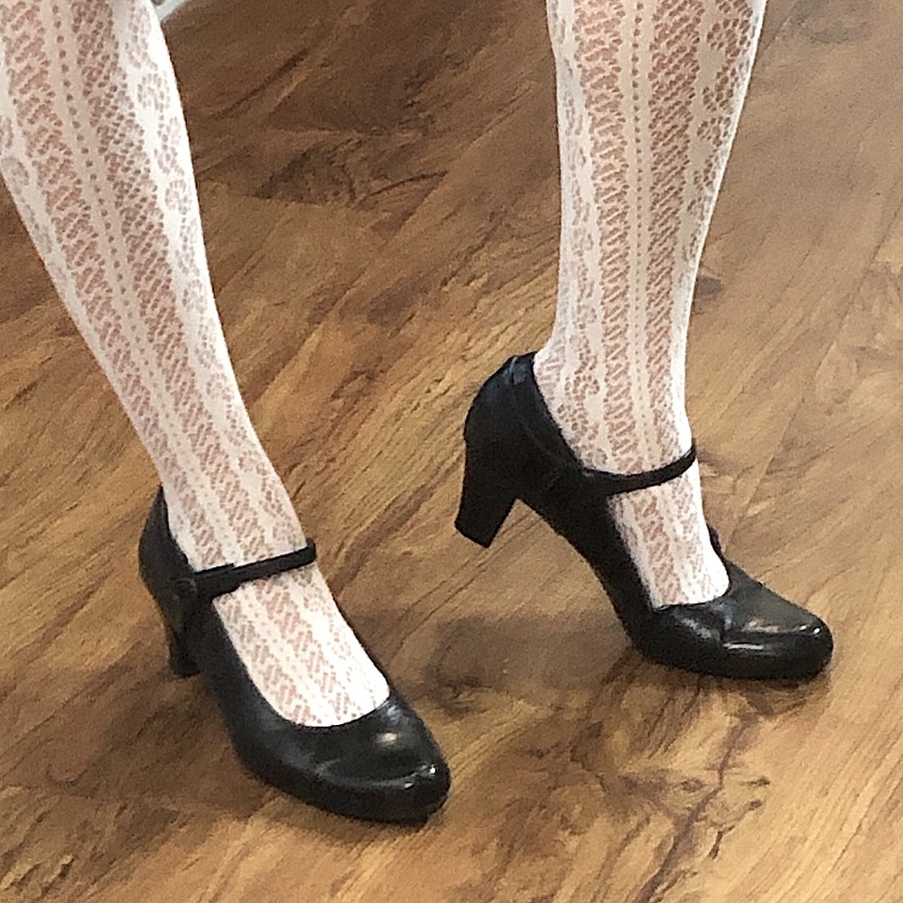 A2 by Aerosoles Kitten Heel Mary Janes